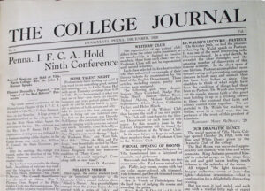 Photo of old newspaper